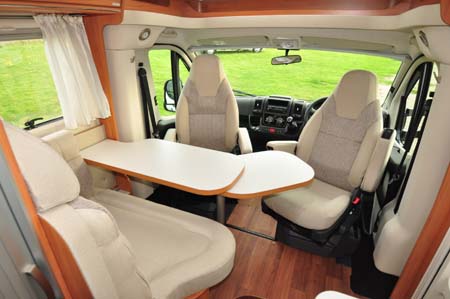 Hymer Van 314 Seating