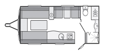 Swift Challenger 530 floorplan