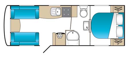 Coachman Laser 650 floorplan