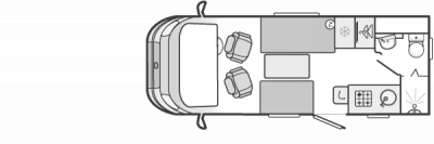 Swift Rio 310 floorplan