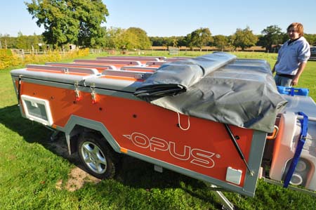 Opus Trailer Tent Unhitching