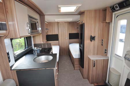 Swift Conqueror 565 Interior looking back