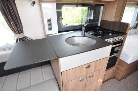 Swift Conqueror 565 Kitchen