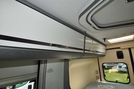 Adria Twin 540 Over head storage