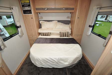 Elddis Crusader Aurora Double Bed