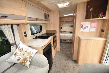 Elddis Crusader Aurora Interior looking back