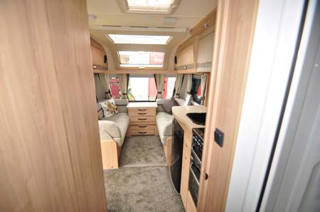 Elddis Crusader Aurora Interior looking forward