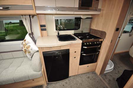 Elddis Crusader Aurora Kitchen