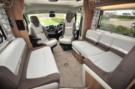 Swift Bolero 744 Interior seating