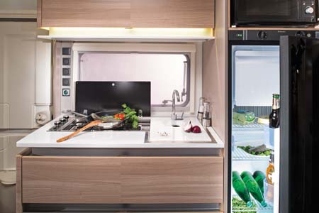 Adria Altea 552 DT  Kitchen