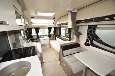Sterling Continental 530 interior looking forward