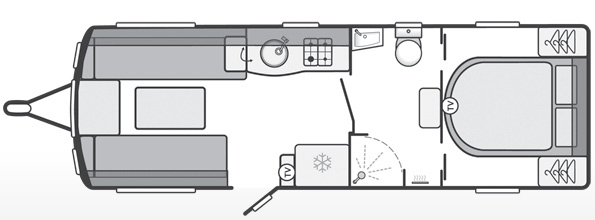 Swift Conqueror 650 floor plan