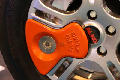 Alko axle wheel lock