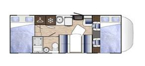 Benimar 346 Floorplan