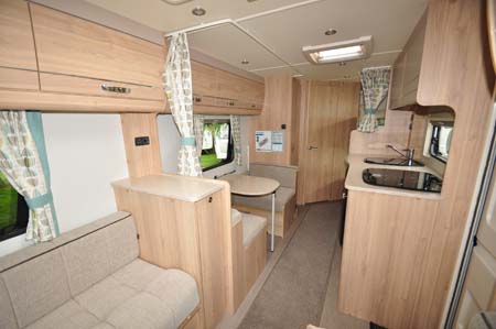 Elddis Xplore 586 Interior looking back