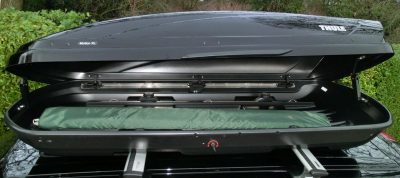 Caravanning with roof boxes