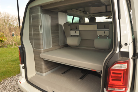 VW California Ocean Rear storage