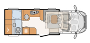 Dethleffs 4-travel floor plan Dethleffs 4-travel floor plan