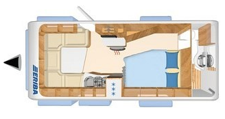 Hymer Nova GL 585 Floor Plan