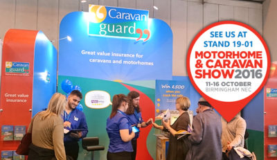 Caravan Guard at NEC show