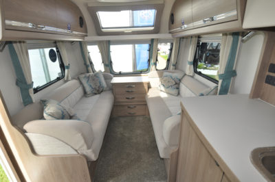 Compass Camino 660 interior looking forward