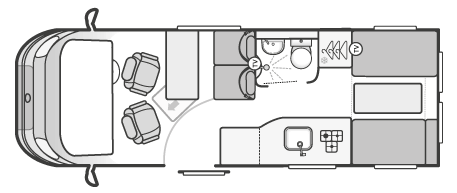 Autocruise Select 184 Floor Plan Autocruise Select 184 Floor Plan