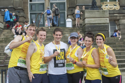 Caravan Guard runners at Leeds 10K