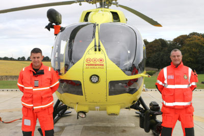 Yorkshire air ambulance pilot and paramedic