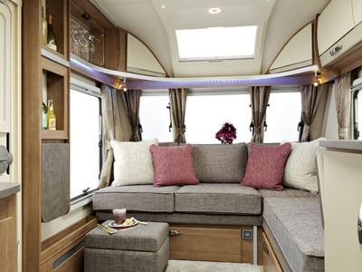 Lunar Alaria RI Caravan front lounge