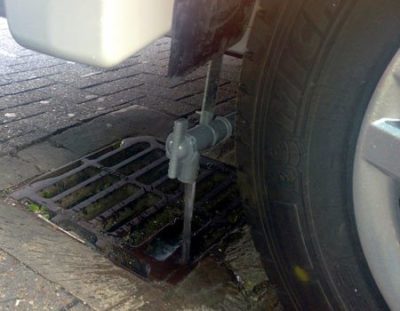 draining down motorhome