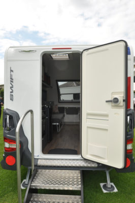 Swift Basecamp Rear door