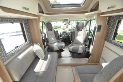 Swift Escape 664 Motorhome Interior looking forward