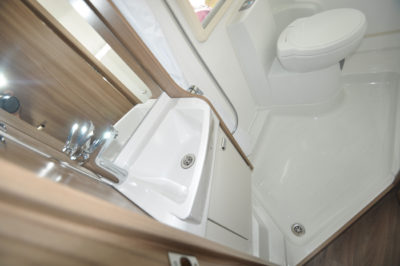 Swift Escape 664 Motorhome Shower room