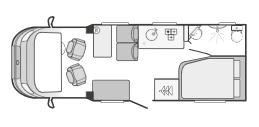 Swift Escape 664 Floor Plan