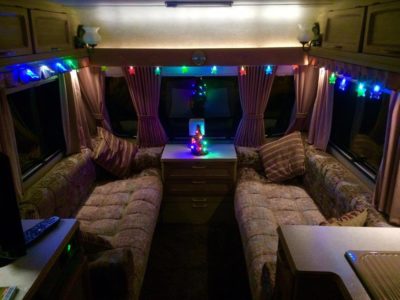 Christmas caravan lights