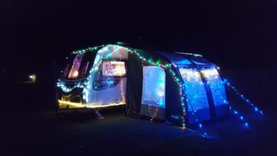 Christmas caravan lights