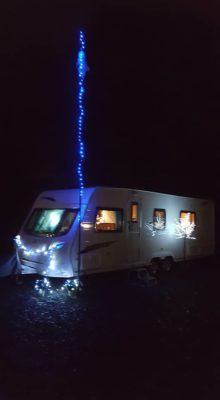 Caravan pole lights