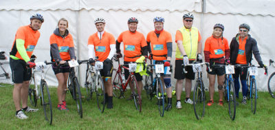 Caravan Guard Great Yorkshire Bike Ride team 2016