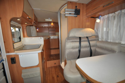 Hymer Van 374 interior