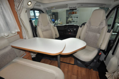 Hymer Van 374 seating