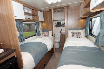 2017 Bailey Pursuit twin beds