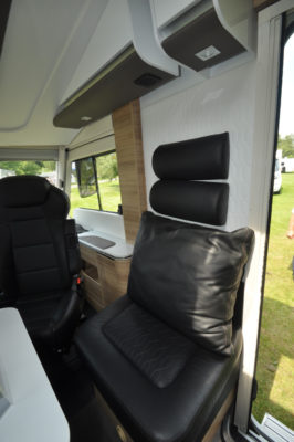 Adria Sonic Supreme 710SBC seats and upholstery