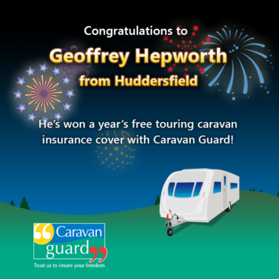 one year free caravan insurance winner with Caravan Guard