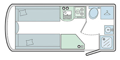 Bailey Pursuit 400-2 Floor Plan