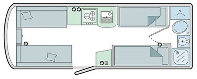 Bailey Pursuit 550-4 Floor Plan