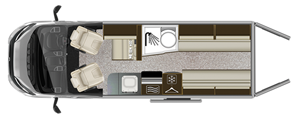 Auto-Trail V Line SE 636 Floor Plan