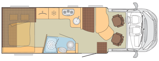 Burstner Lyseo 744 Floor Plan