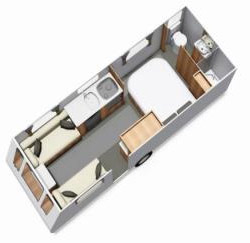 Elddis Xplore 554 floor plan