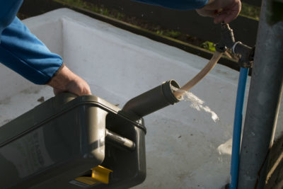 Rinsing toilet cassette