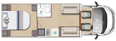 Auto-Sleeper Corinium RB Floor plan Auto-Sleeper Corinium RB Floor plan
